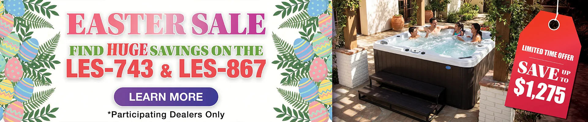 Calspas hot tub being used in a family setting - Bear