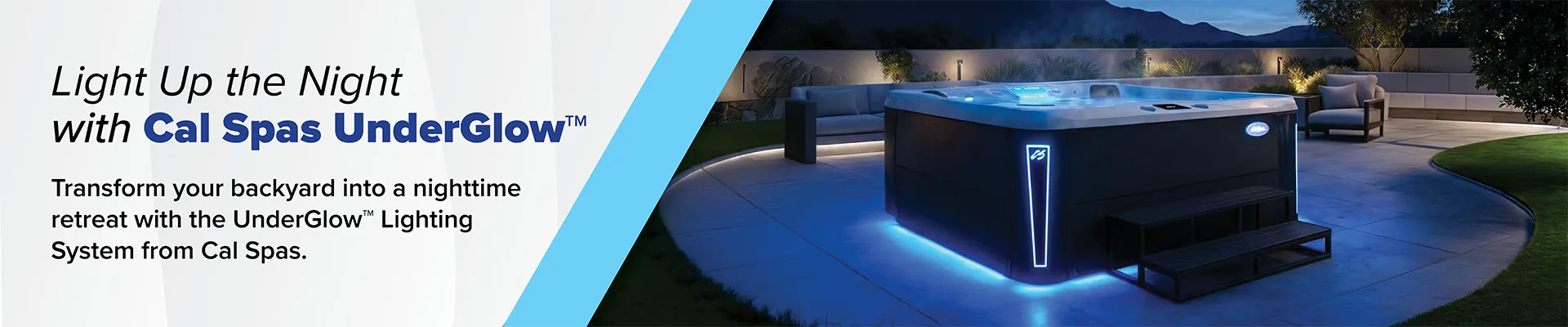 Calspas hot tub being used in a family setting - Bear